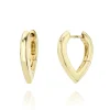 Mama Bijoux Grandé Teardrop Gold Huggies Clearance