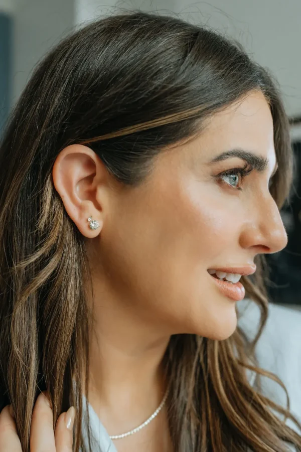 Mama Bijoux Half Carat Each Diamond Studs (1 carat total weight) Fashion