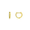 Mama Bijoux Half Diamond Half Gold Mini Huggies Sale