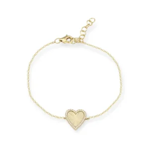 Mama Bijoux Heart Exploding Diamond & Gold Bracelet Outlet