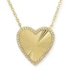 Mama Bijoux Heart Exploding Diamond & Gold Necklace Fashion
