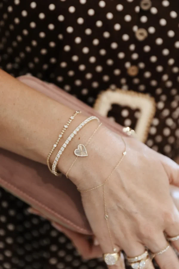 Mama Bijoux Heart Exploding Diamond & Gold Bracelet Outlet