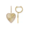 Mama Bijoux Heart Exploding Diamond Huggies Outlet