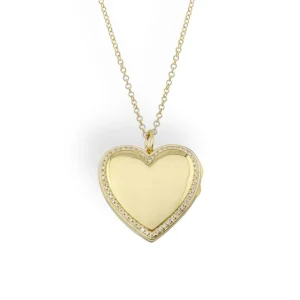 Mama Bijoux Heart of Gold Locket Best