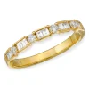 Mama Bijoux Illusion Channel Set Diamond Ring (North/South) Hot