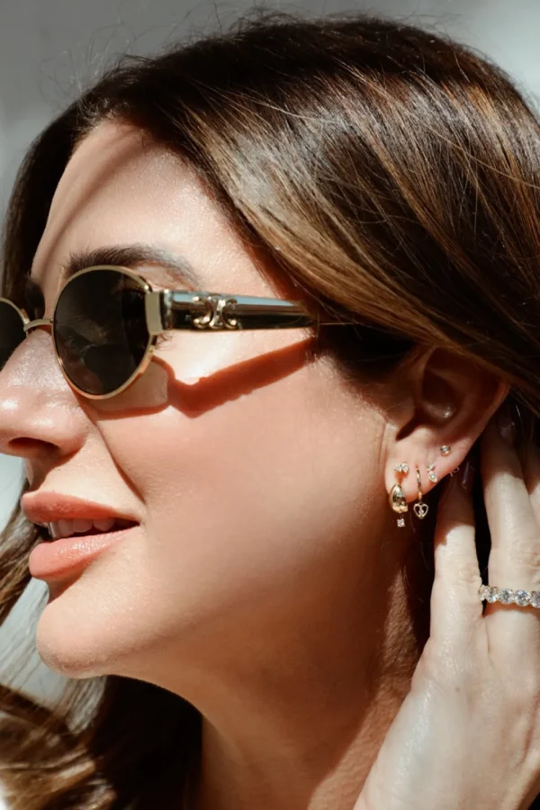 Mama Bijoux Illusion Marquise Diamond Drop Studs Sale