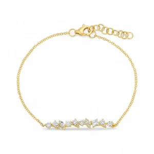 Mama Bijoux Illusion Multi Cut Diamond Chain Bracelet Discount