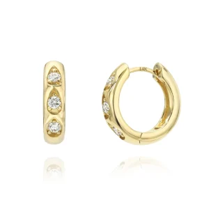 Mama Bijoux Illusion Pear Chubby Huggies (10mm) Clearance