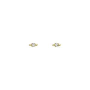 Mama Bijoux Itty Bitty Spike Diamond Studs New