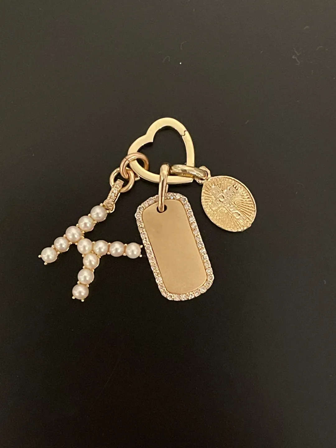 k_gold_amp_diamond_rim_do_5.webp Mama Bijoux 14k Gold & Diamond Rim Dog Tag Sale