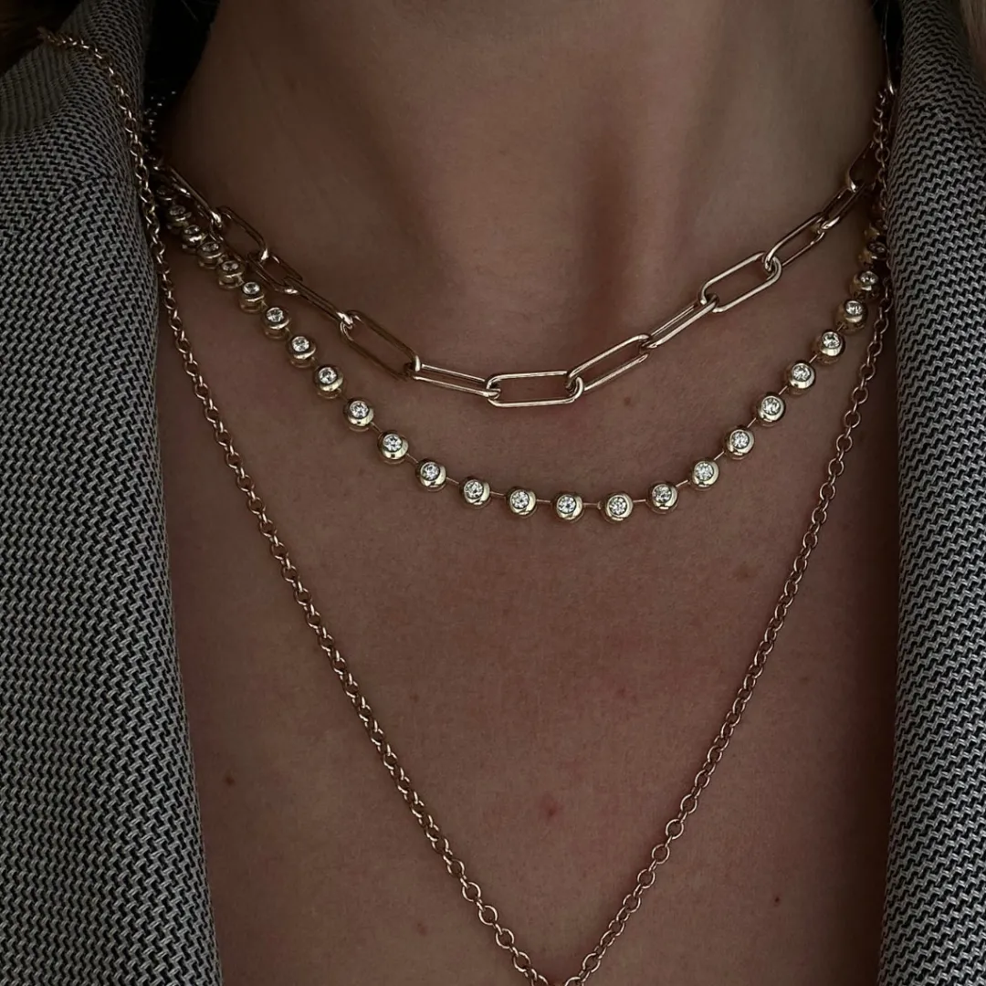 k_yellow_gold_chunky_roun_1.webp Mama Bijoux 14k Yellow Gold Chunky Rounded Paper Clip Chain Necklace Fashion