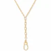 Mama Bijoux Key Fob Clasp Lariat Chain Necklace Outlet