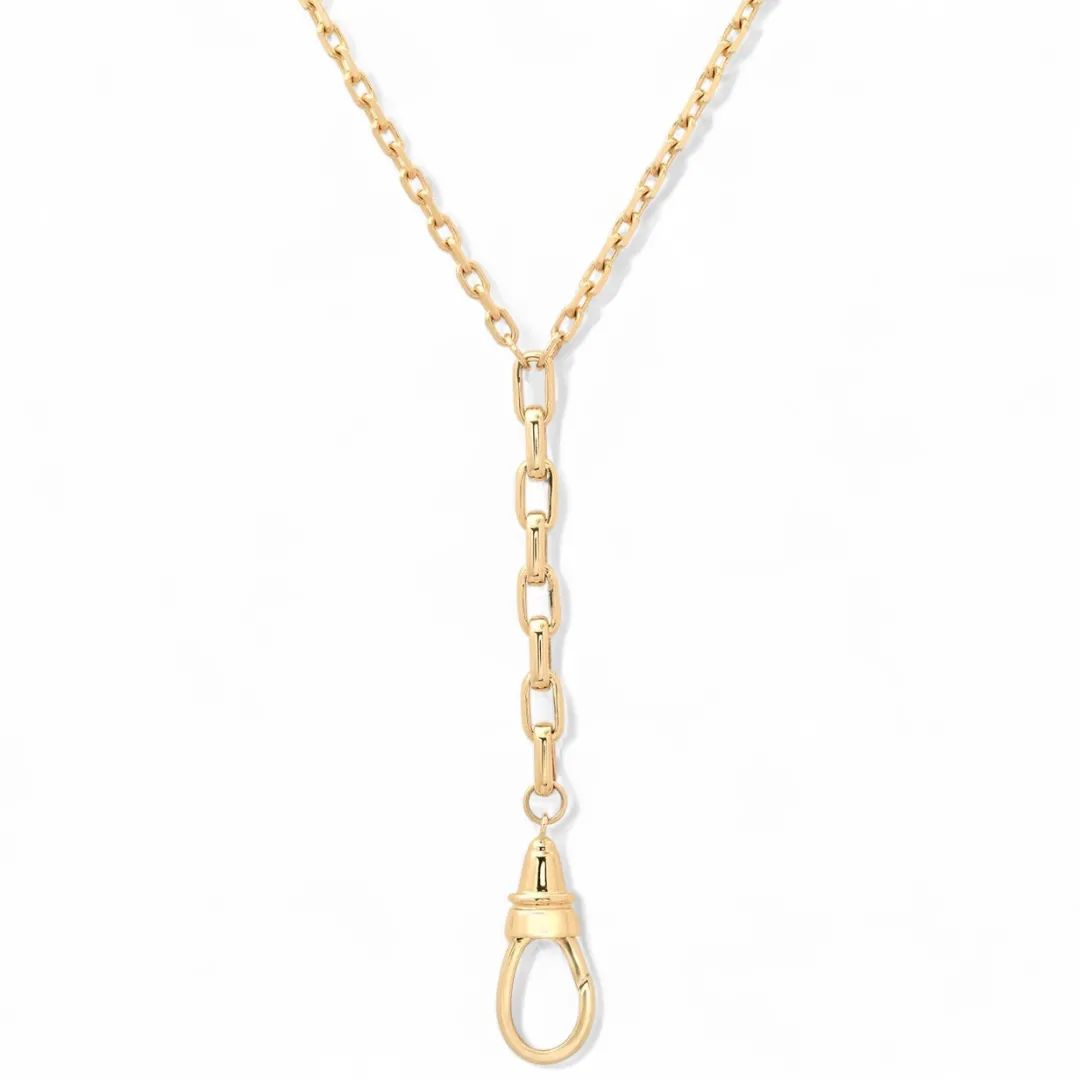 key_fob_clasp_lariat_chai_0.webp Mama Bijoux Key Fob Clasp Lariat Chain Necklace Outlet