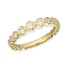 Mama Bijoux La Princesse Graduated Bezel Set 14k Gold Diamond Ring Sale
