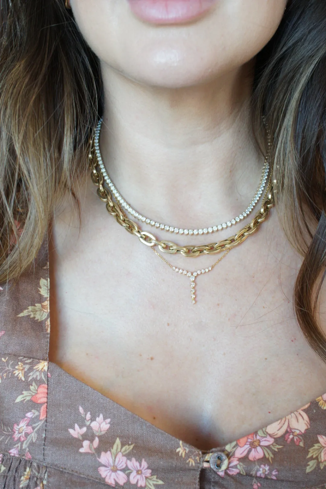 la_princesse_y_necklace_3.webp Mama Bijoux La Princesse Y Necklace Sale