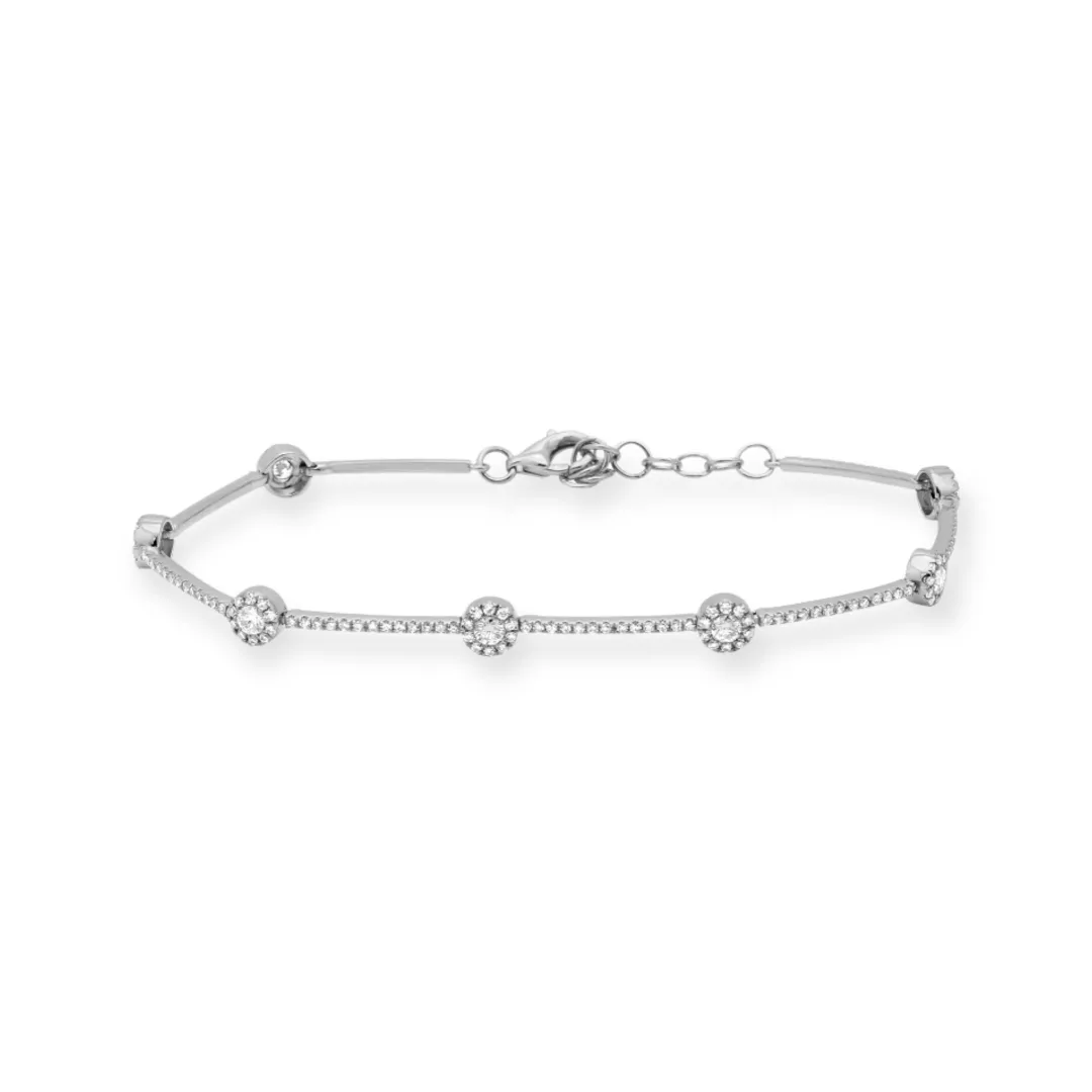 le_circle_of_love_halo_di_1.webp Mama Bijoux Le Circle of Love Halo Diamond Tennis Bracelet Sale