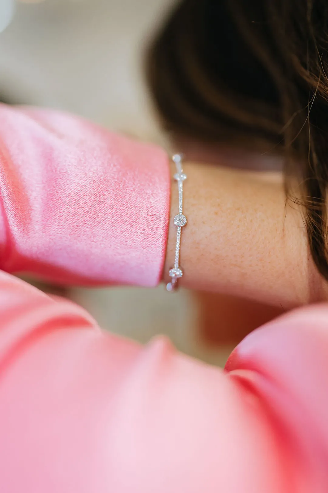 le_circle_of_love_halo_di_2.webp Mama Bijoux Le Circle of Love Halo Diamond Tennis Bracelet Sale