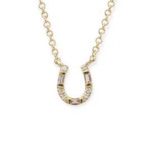 Mama Bijoux Lonestar Horseshoe Necklace Hot