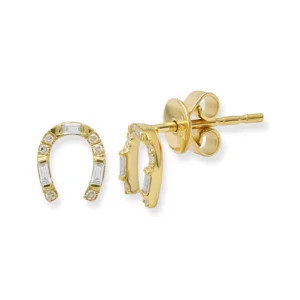 Mama Bijoux Lonestar Horseshoe Stud Earrings Outlet