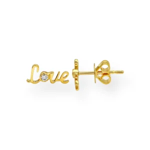 Mama Bijoux Love You Lots Little Stud Earrings Sale