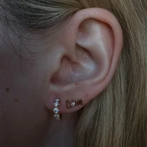 Mama Bijoux Love You Lots Little Stud Earrings Sale