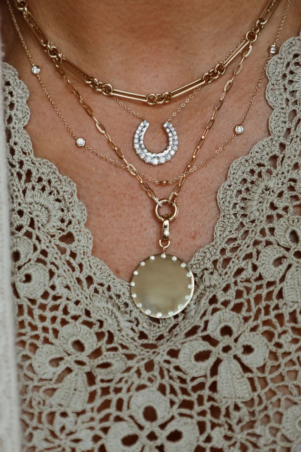 Mama Bijoux Lucky Horseshoe Necklace Outlet
