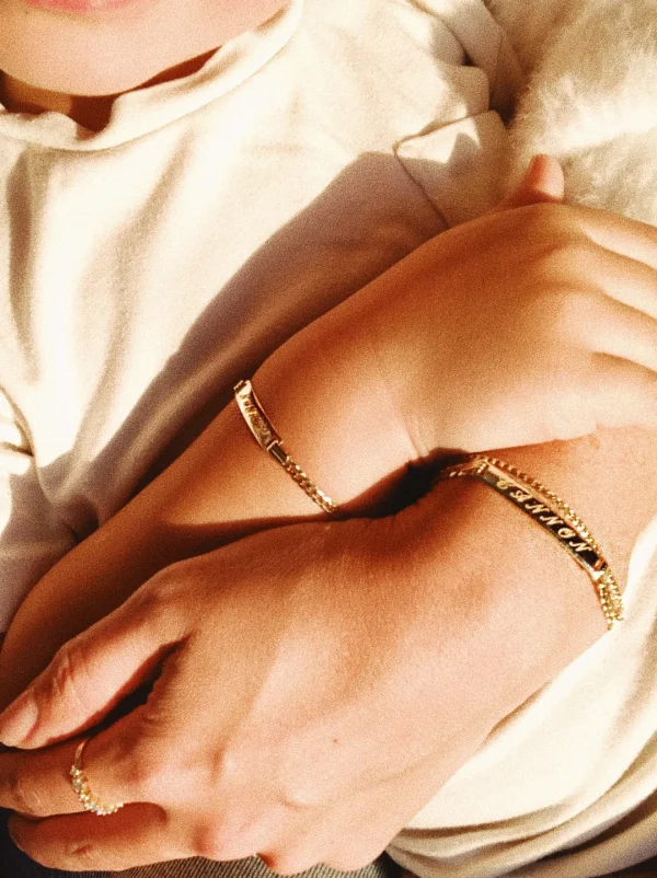 Mama Bijoux Mama & Mini Matching Name Bracelet Set (2 bracelets) Online