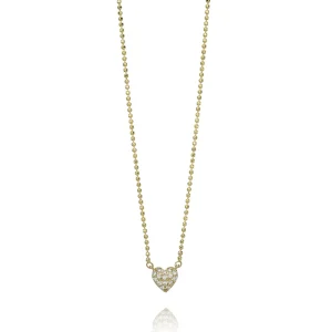 Mama Bijoux Diamond Heart Necklace (Mama Size) Sale
