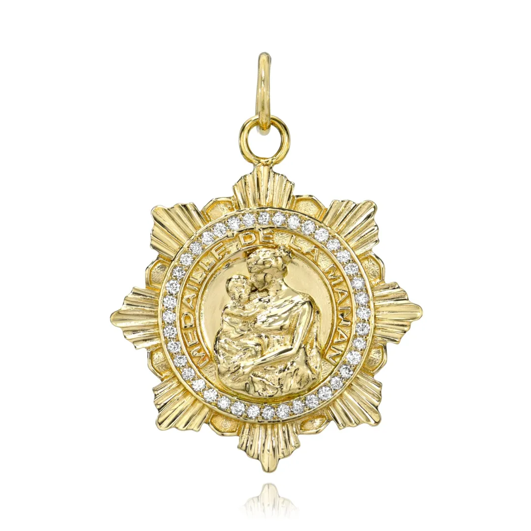 mdaille_de_la_maman_relau_0.webp Mama Bijoux Médaille de La Maman (Relaunch) Clearance