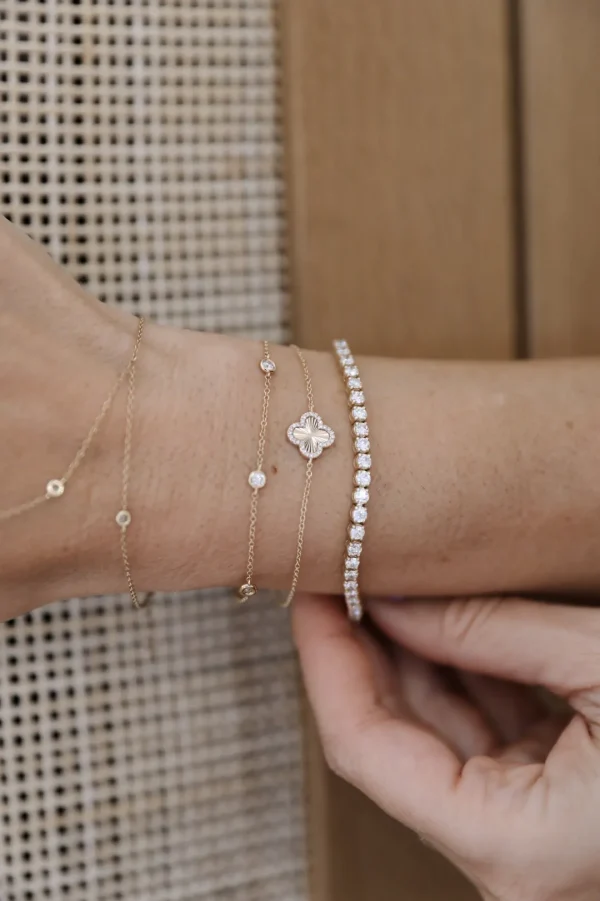 Mama Bijoux Mini 4 Leaf Clover Bracelet Outlet