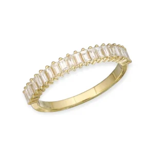Mama Bijoux Mini Baguettes 14k Gold Diamond Ring Sale