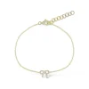 Mama Bijoux Mini Bow Diamond Pavé Bracelet New
