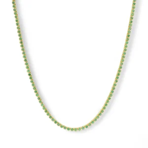 Mama Bijoux Mini Crown Set Diamond Tennis Necklace Discount