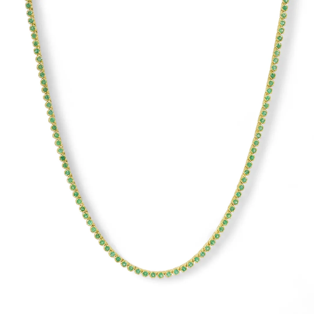 mini_crown_set_diamond_te_1.webp Mama Bijoux Mini Crown Set Diamond Tennis Necklace Discount