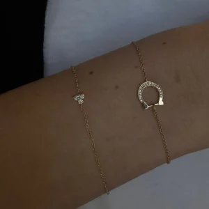 Mama Bijoux Mini Dainty Diamond Trio Bracelet Sale