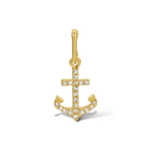 Mama Bijoux Mini Diamond Anchor Charm + Enhancer Sale