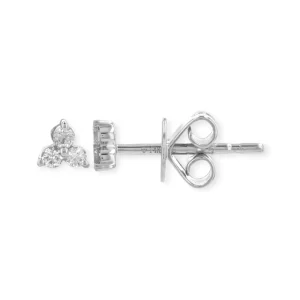 Mama Bijoux Mini Diamond Trio Stud Earrings Hot