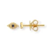 Mama Bijoux Mini Evil Eye Diamond Studs Clearance