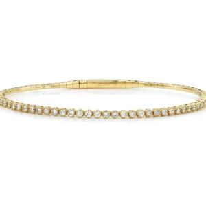 Mama Bijoux Mini Filigree Set Diamond Flexible Bangle Online