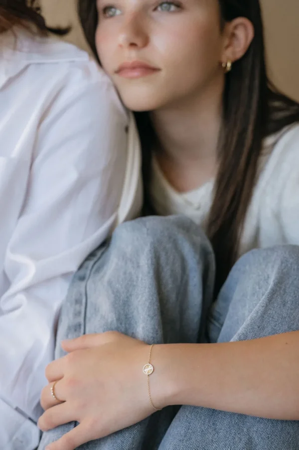 Mama Bijoux Mini Medallion Bracelet Online