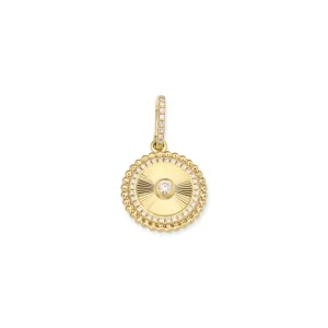 Mama Bijoux Mini Medallion Charm Fashion