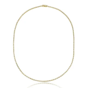 Mama Bijoux Mini Riviera Diamond Tennis Necklace Hot