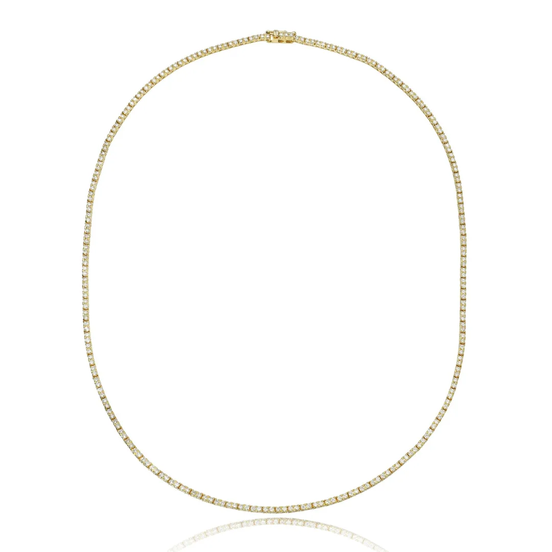 mini_riviera_diamond_tenn_0.webp Mama Bijoux Mini Riviera Diamond Tennis Necklace Hot