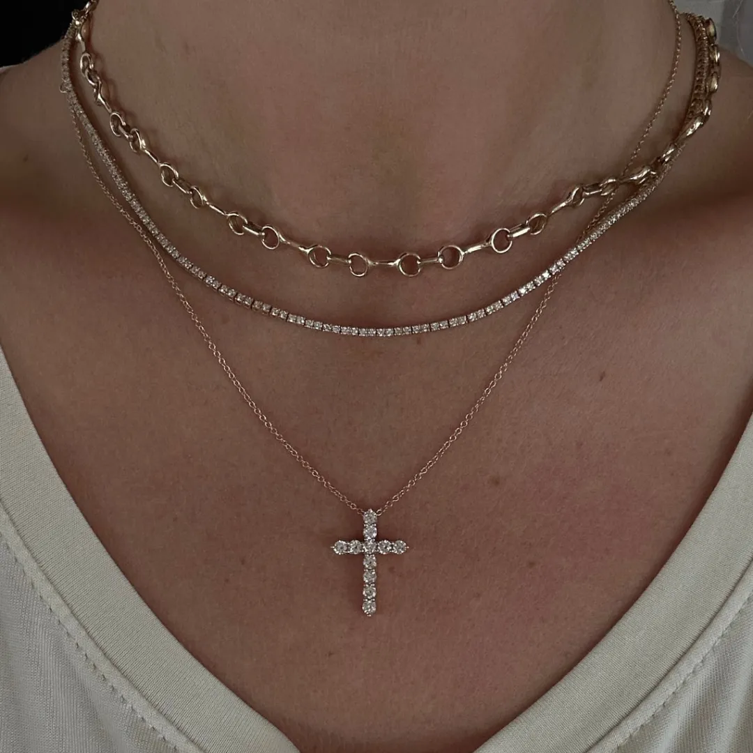 mini_riviera_diamond_tenn_2.webp Mama Bijoux Mini Riviera Diamond Tennis Necklace Hot