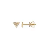 Mama Bijoux Mini Triangle Pavé Diamond Studs Outlet