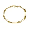 Mama Bijoux Mixed Round & Paperclip Chain Link Bracelet Online