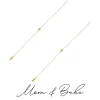 Mama Bijoux Mom & Babe Floating Baguette Diamond Bracelet Set Online