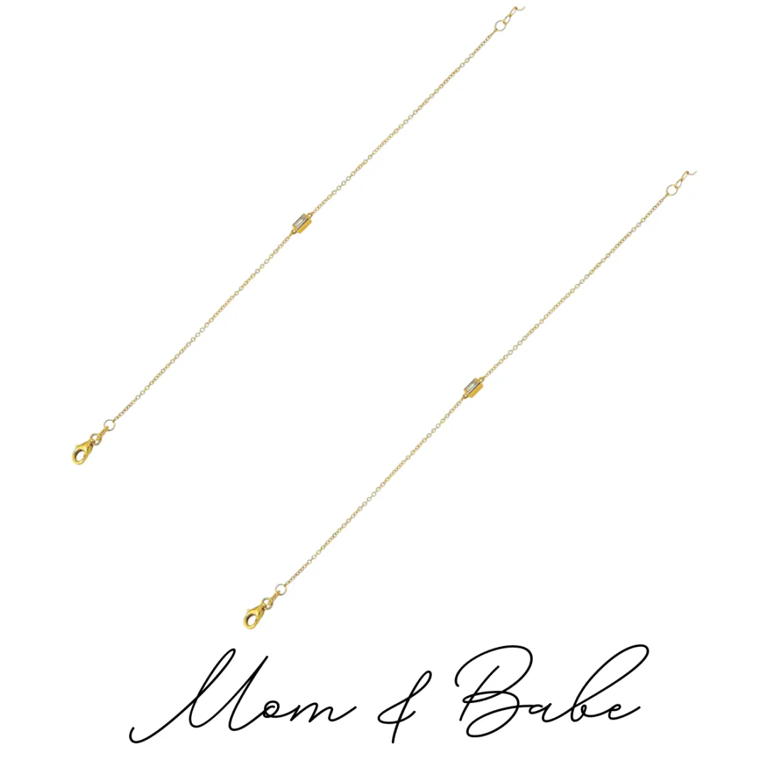 mom_amp_babe_floating_bag_0.webp Mama Bijoux Mom & Babe Floating Baguette Diamond Bracelet Set Online