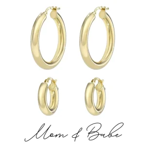 Mama Bijoux Mom & Babe Hailey Toujours Hoops Set New