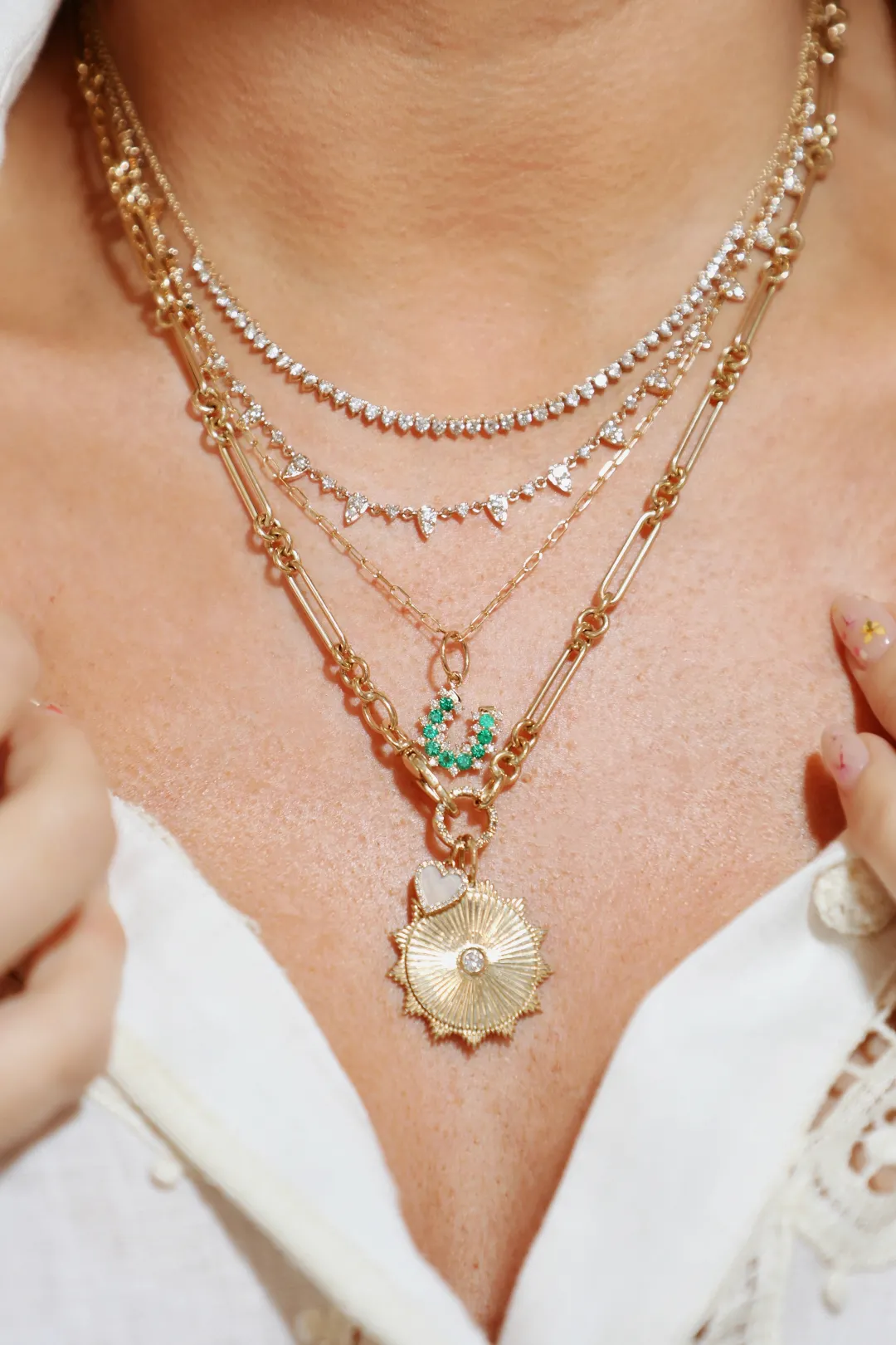 mother_of_pearl_heart_cha_2.webp Mama Bijoux Mother of Pearl Heart Charm Fashion